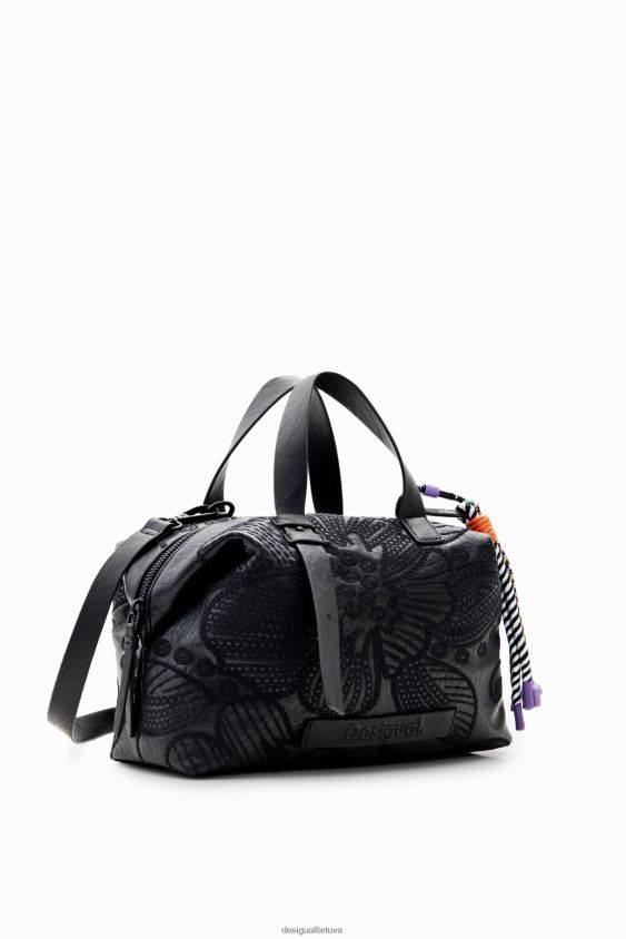 Desigual moterys vidutinio dydžio gėlių siuvinėjimo krepšys priedas S606BV1247