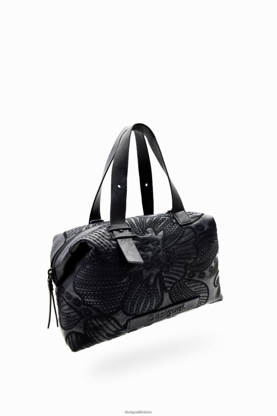 Desigual moterys vidutinio dydžio gėlių siuvinėjimo krepšys priedas S606BV1247