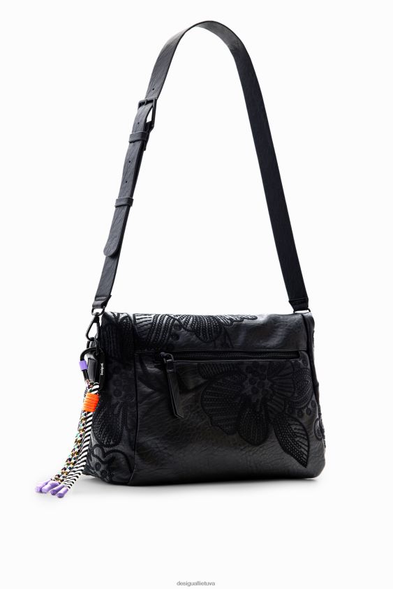 Desigual moterys vidutinio dydžio gėlių siuvinėjimo krepšys priedas S606BV1259