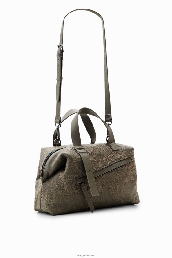 Desigual moterys vidutinio dydžio gėlių siuvinėjimo krepšys priedas S606BV1260