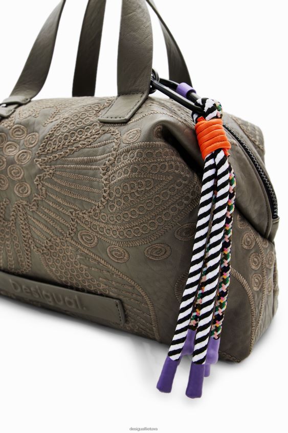 Desigual moterys vidutinio dydžio gėlių siuvinėjimo krepšys priedas S606BV1260