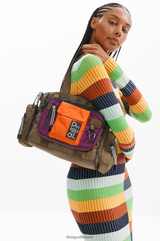 Desigual moterys vidutinio dydžio kelių padėčių krepšys priedas S606BV1180
