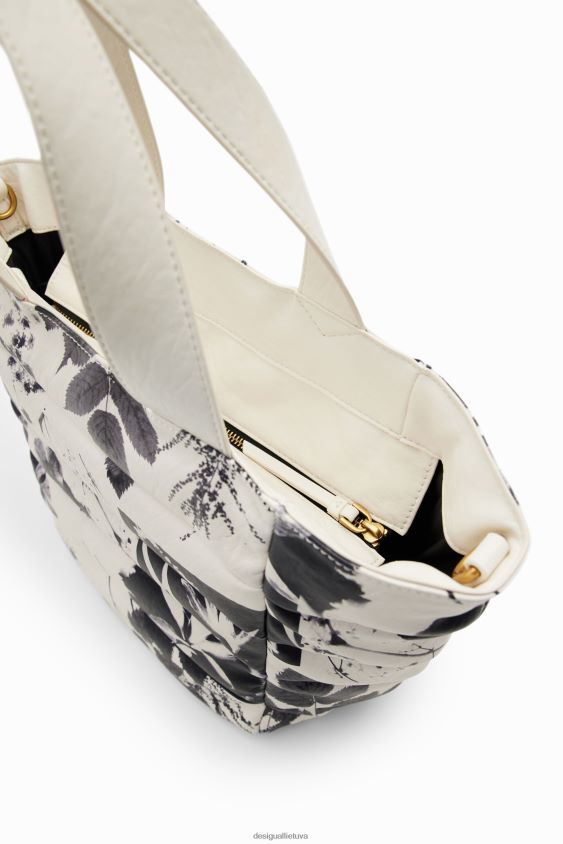 Desigual moterys vidutinio dydžio lapų krepšys priedas S606BV1274