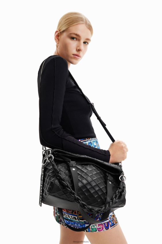 Desigual moterys vidutinio dydžio reljefinis krepšys priedas S606BV1195