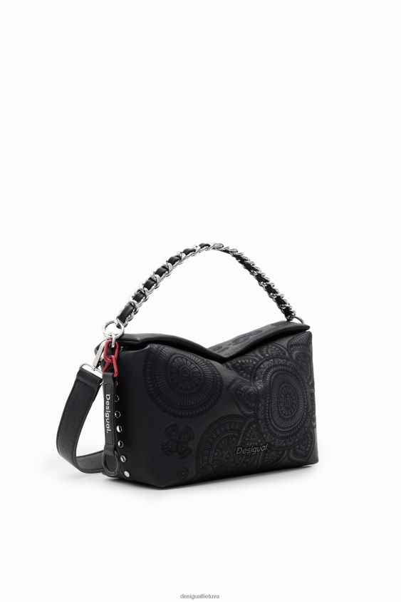 Desigual moterys vidutinio dydžio siuvinėtas krepšys priedas S606BV1186