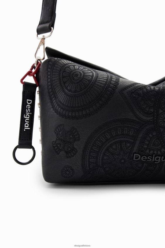 Desigual moterys vidutinio dydžio siuvinėtas krepšys priedas S606BV1186