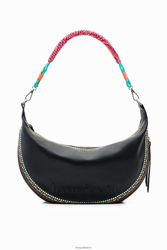Desigual moterys vidutinio dydžio siuvinėtas krepšys priedas S606BV1200