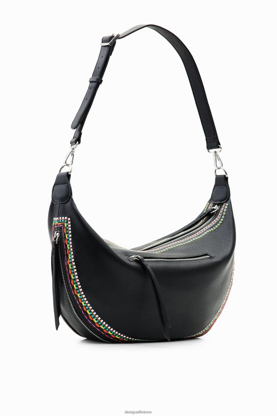 Desigual moterys vidutinio dydžio siuvinėtas krepšys priedas S606BV1200