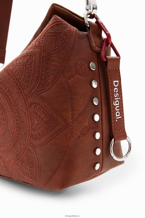 Desigual moterys vidutinio dydžio siuvinėtas krepšys priedas S606BV1299