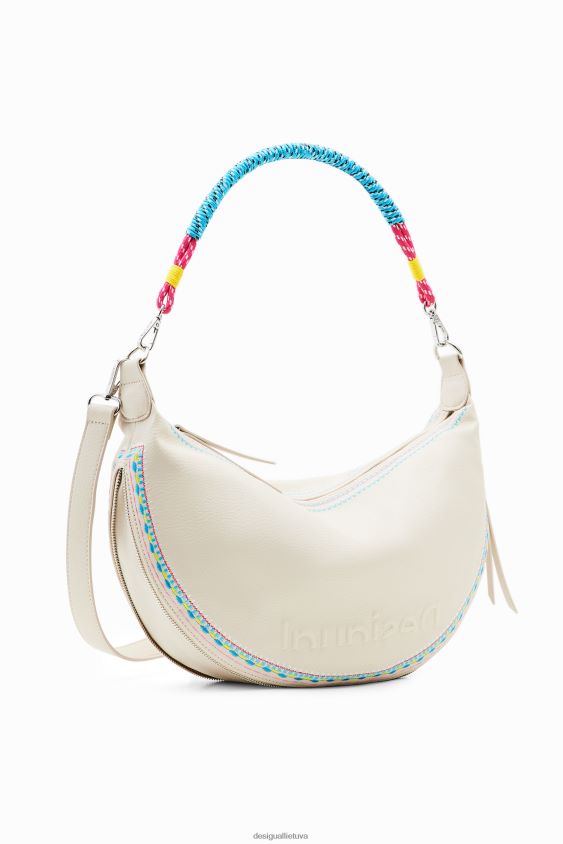 Desigual moterys vidutinio dydžio siuvinėtas krepšys priedas S606BV1337