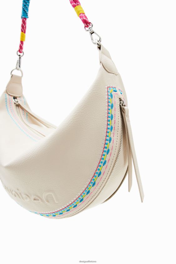 Desigual moterys vidutinio dydžio siuvinėtas krepšys priedas S606BV1337