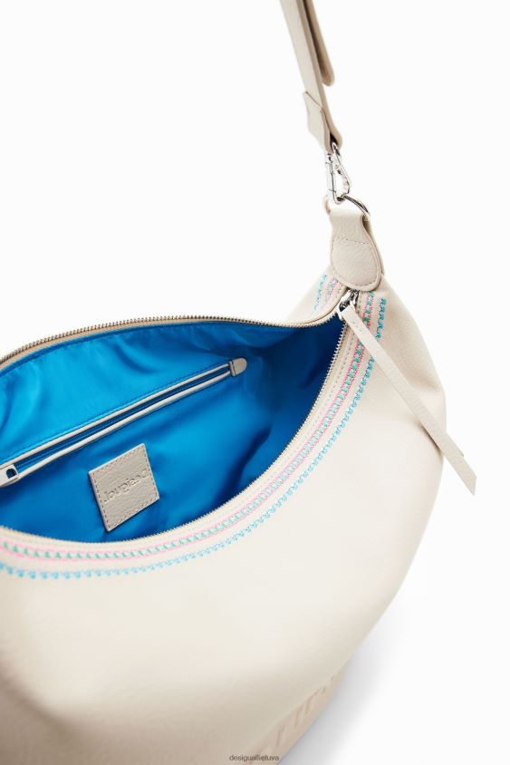 Desigual moterys vidutinio dydžio siuvinėtas krepšys priedas S606BV1337