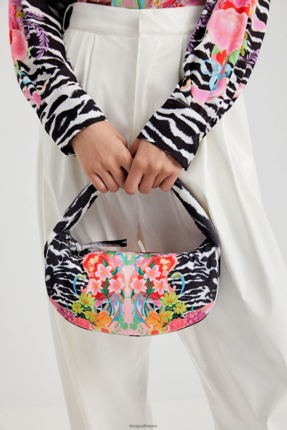 Desigual moterys zebrinis stropinis krepšys priedas S606BV1334