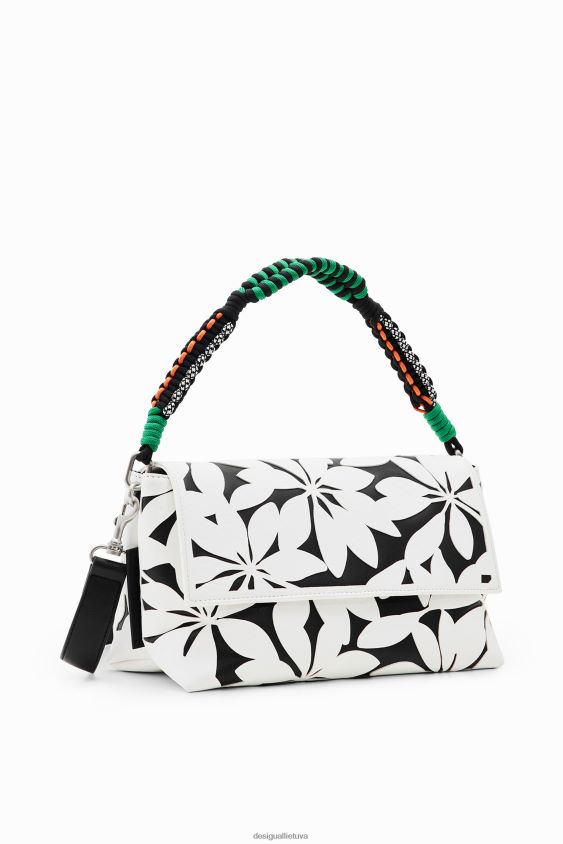 Desigual moterys Vidutinio dydžio gėlėtas kryžminio kūno krepšys priedas S606BV1196