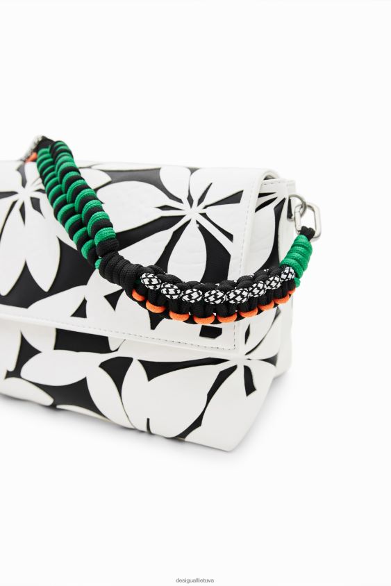 Desigual moterys Vidutinio dydžio gėlėtas kryžminio kūno krepšys priedas S606BV1196