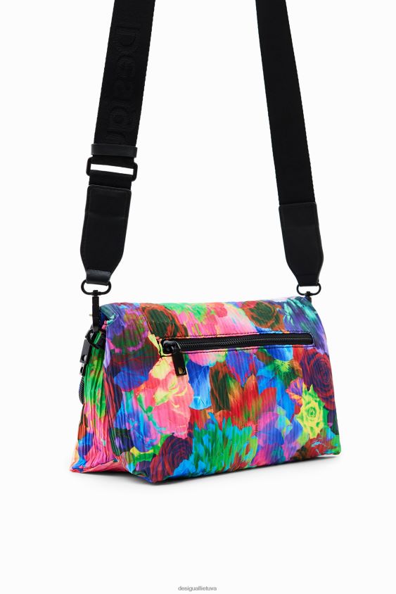 Desigual moterys Vidutinio dydžio gėlėtas kryžminio kūno krepšys priedas S606BV543