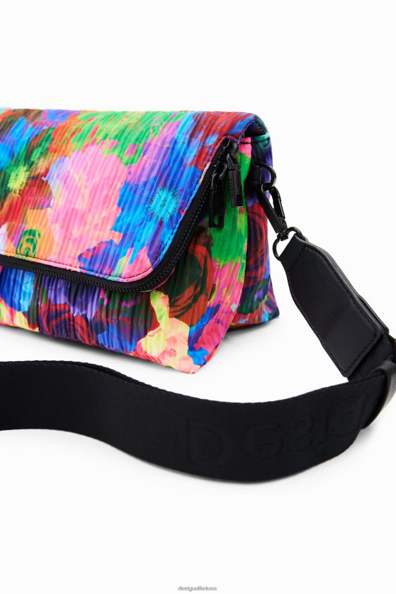 Desigual moterys Vidutinio dydžio gėlėtas kryžminio kūno krepšys priedas S606BV543