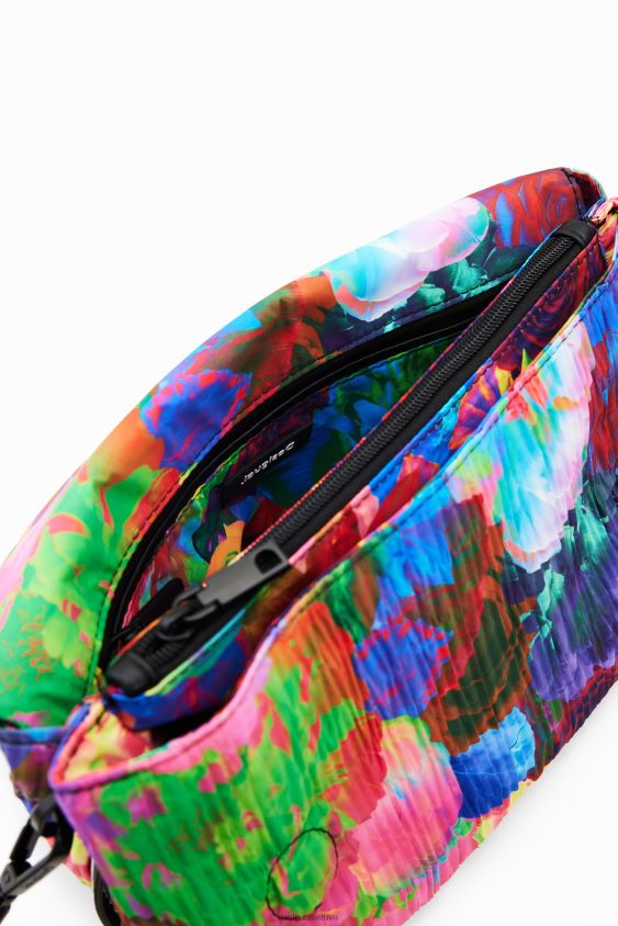 Desigual moterys Vidutinio dydžio gėlėtas kryžminio kūno krepšys priedas S606BV543