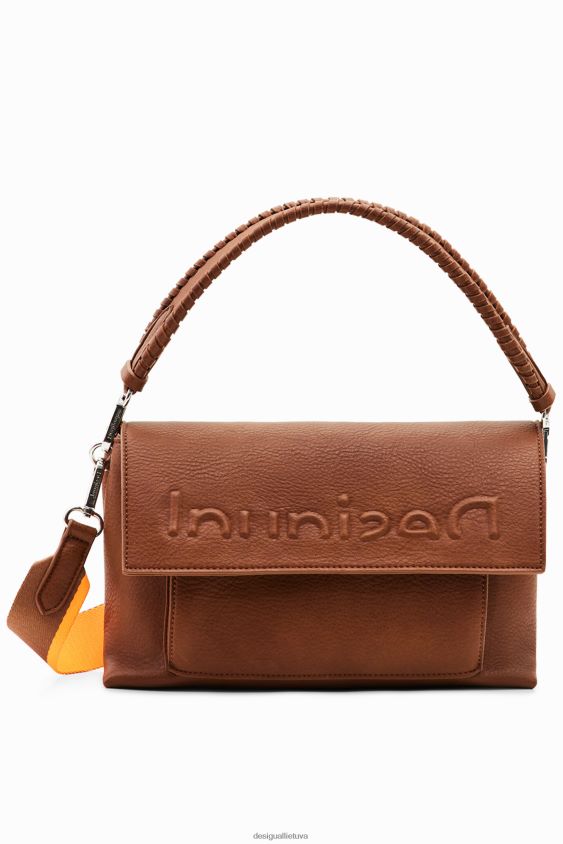 Desigual moterys Vidutinio dydžio pusės logotipo krepšys priedas S606BV137