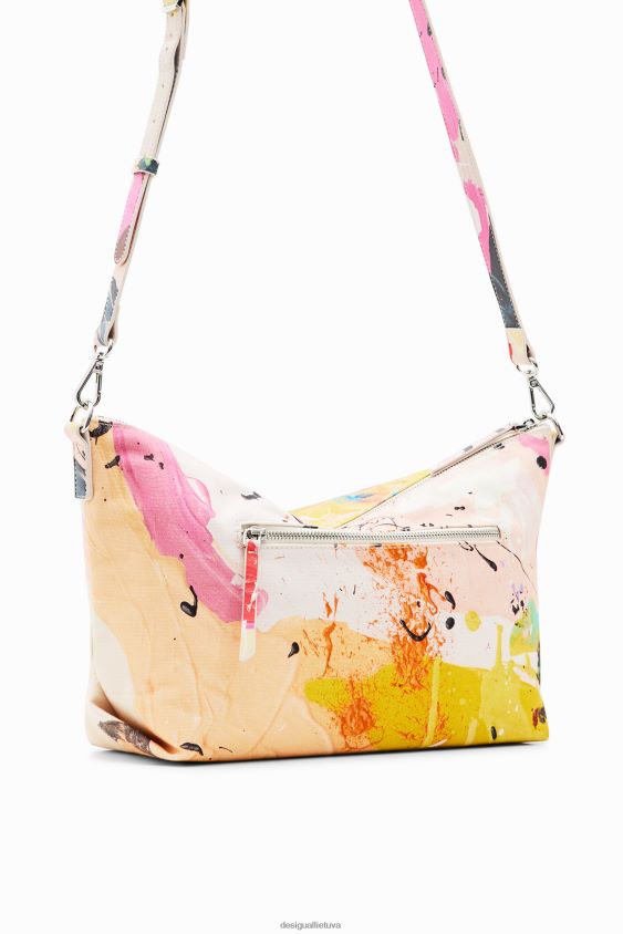 Desigual moterys didelis tapybos kryžminis krepšys priedas S606BV788