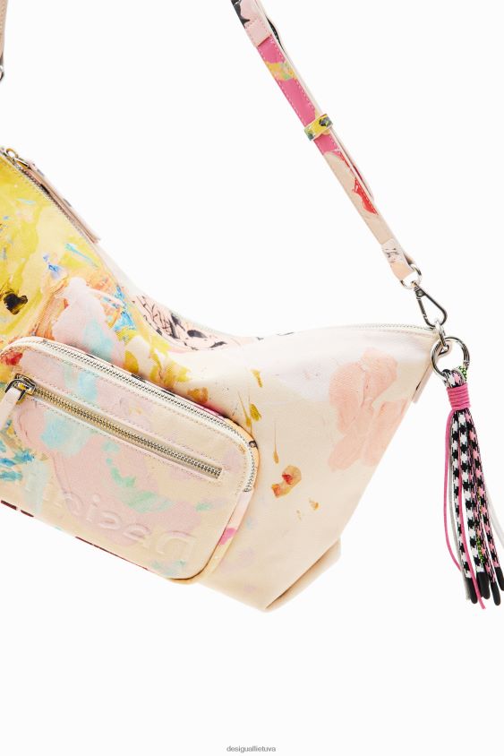 Desigual moterys didelis tapybos kryžminis krepšys priedas S606BV788