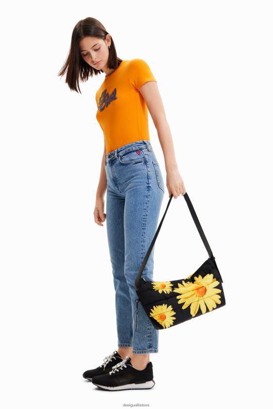 Desigual moterys m. christian Lacroix didelis gėlėtas crossbody krepšys priedas S606BV313