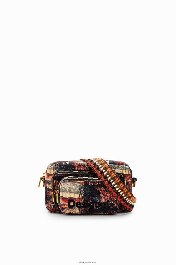 Desigual moterys m. christian Lacroix mažas gobeleno kryžminis krepšys priedas S606BV1230