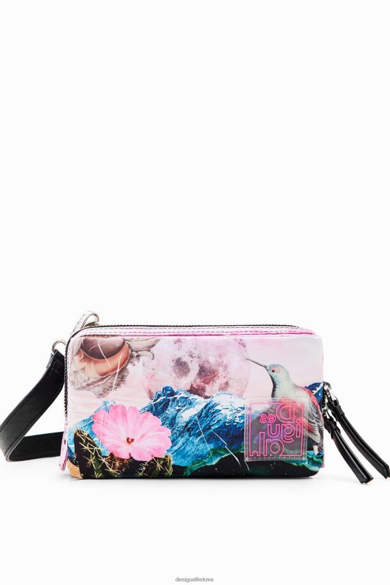 Desigual moterys mažas fantastinis kryžminis krepšys priedas S606BV774