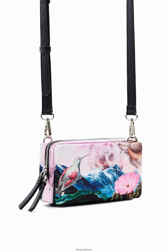 Desigual moterys mažas fantastinis kryžminis krepšys priedas S606BV774