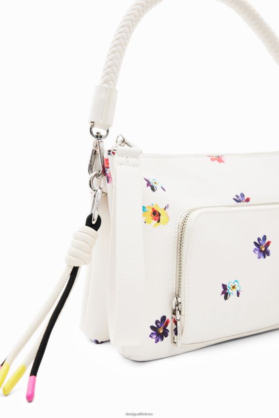Desigual moterys mažas gėlėtas kryžminio kūno krepšys priedas S606BV1214
