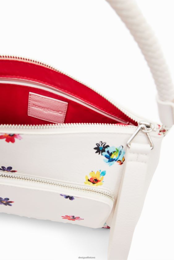 Desigual moterys mažas gėlėtas kryžminio kūno krepšys priedas S606BV1214