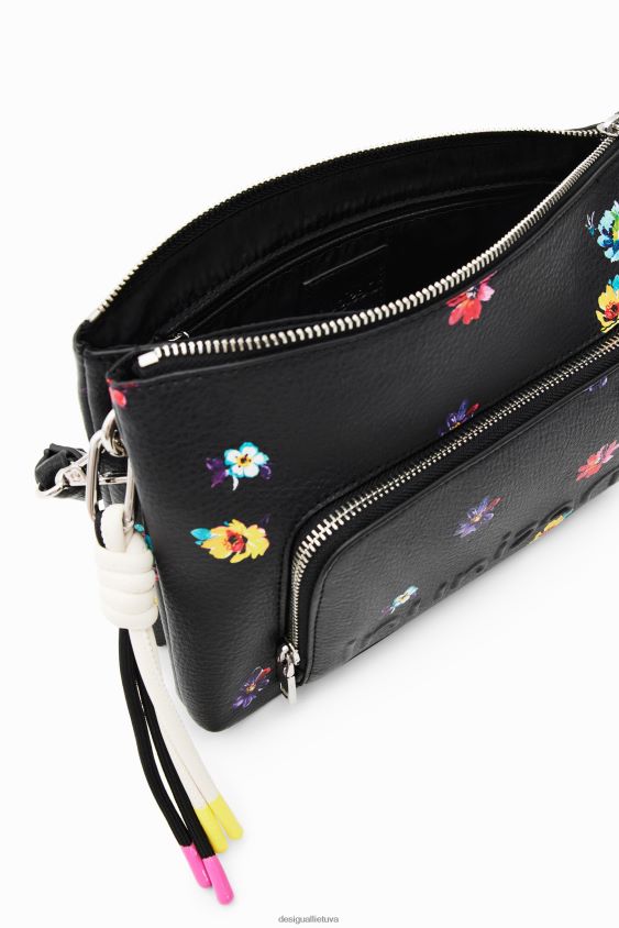 Desigual moterys mažas gėlėtas kryžminio kūno krepšys priedas S606BV1312