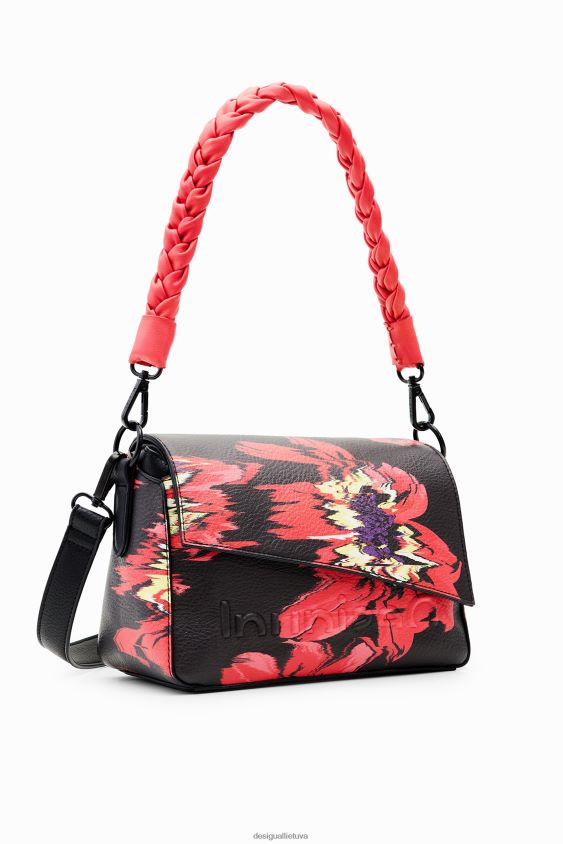 Desigual moterys mažas gėlėtas kryžminio kūno krepšys priedas S606BV1319