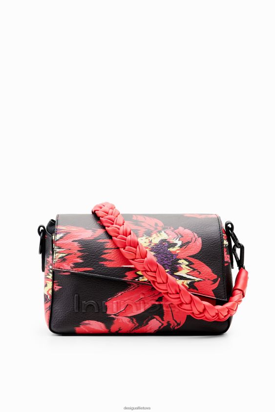 Desigual moterys mažas gėlėtas kryžminio kūno krepšys priedas S606BV1319