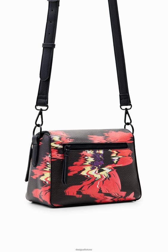 Desigual moterys mažas gėlėtas kryžminio kūno krepšys priedas S606BV1319