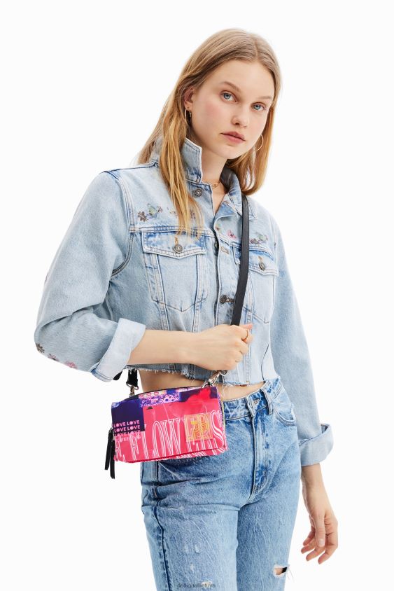 Desigual moterys mažas koliažo krepšys priedas S606BV571