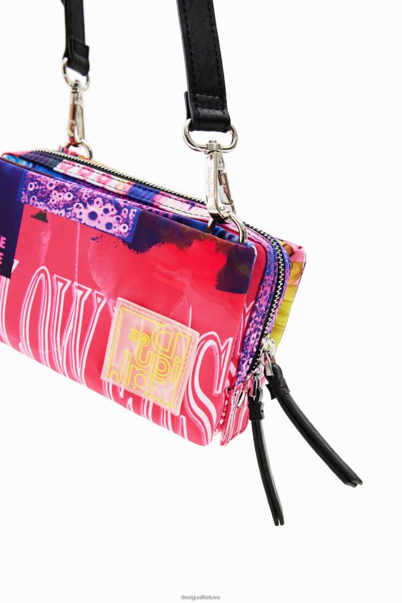 Desigual moterys mažas koliažo krepšys priedas S606BV571