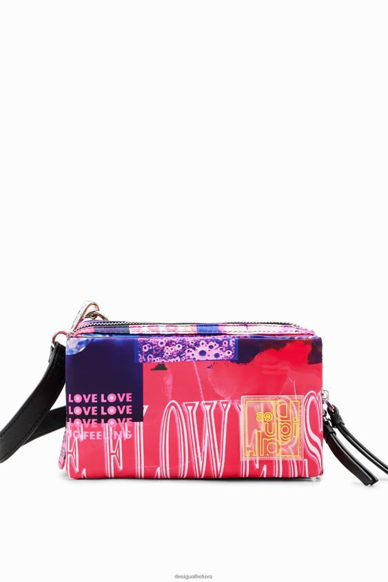 Desigual moterys mažas koliažo krepšys priedas S606BV571
