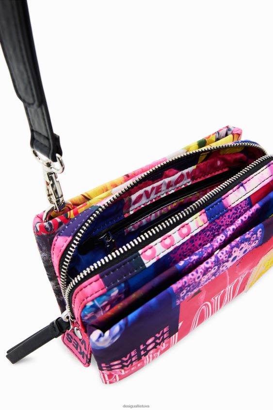 Desigual moterys mažas koliažo krepšys priedas S606BV571