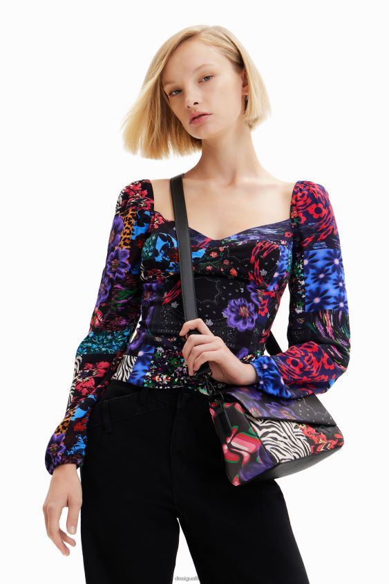 Desigual moterys mažas kratinys kryžminio korpuso krepšys priedas S606BV1202