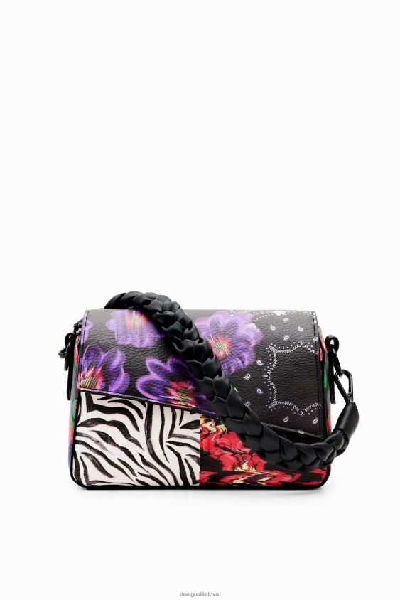 Desigual moterys mažas kratinys kryžminio korpuso krepšys priedas S606BV1202