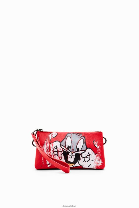 Desigual moterys mini bugs zuikio kryžminio kūno krepšys priedas S606BV1325