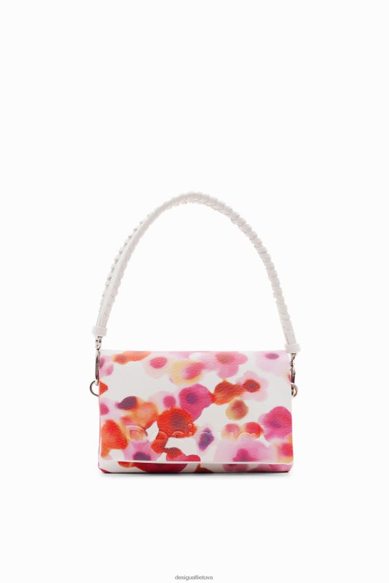 Desigual moterys mini gėlėtas kryžminio kūno krepšys priedas S606BV1336