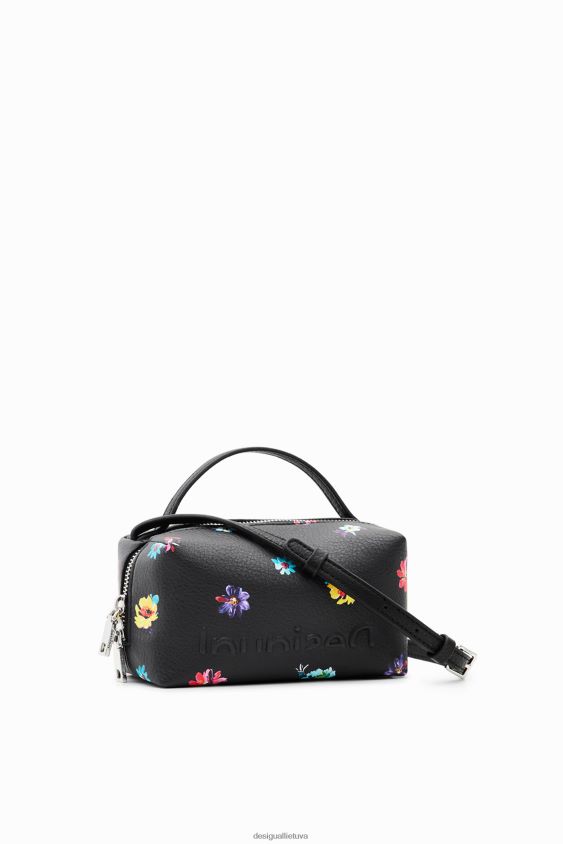 Desigual moterys mini gėlėtas kryžminio kūno krepšys priedas S606BV703