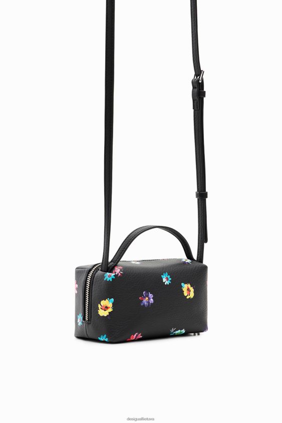Desigual moterys mini gėlėtas kryžminio kūno krepšys priedas S606BV703