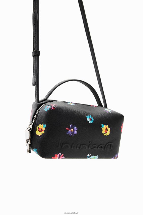 Desigual moterys mini gėlėtas kryžminio kūno krepšys priedas S606BV703