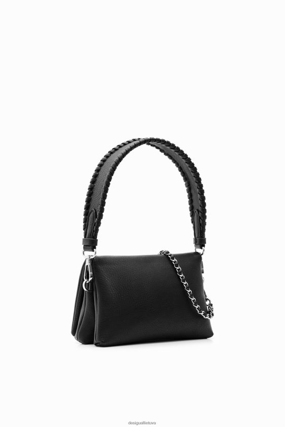 Desigual moterys mini krepšys su puse logotipu priedas S606BV111