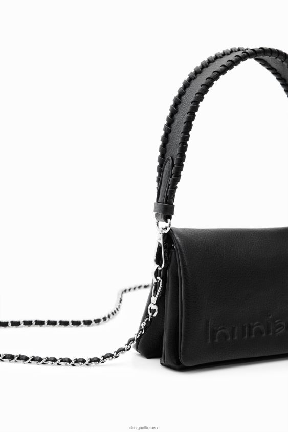 Desigual moterys mini krepšys su puse logotipu priedas S606BV111