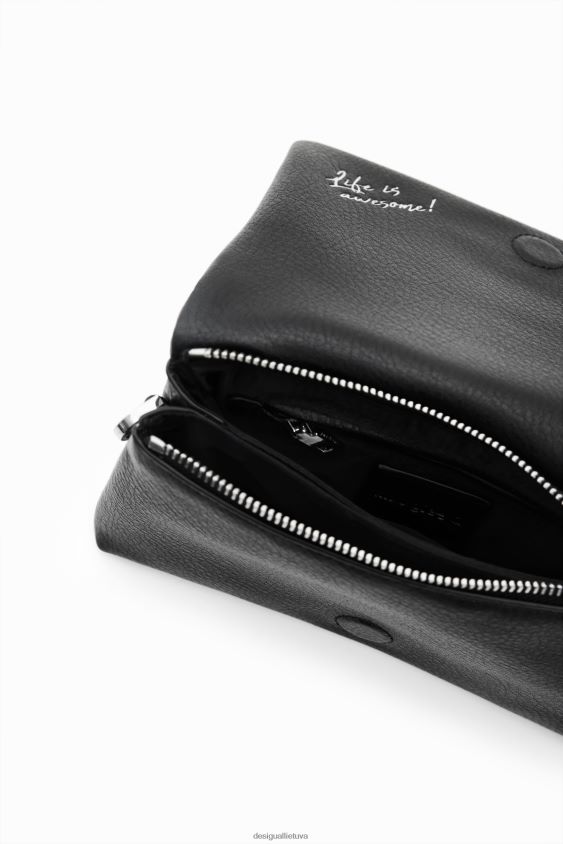 Desigual moterys mini krepšys su puse logotipu priedas S606BV111