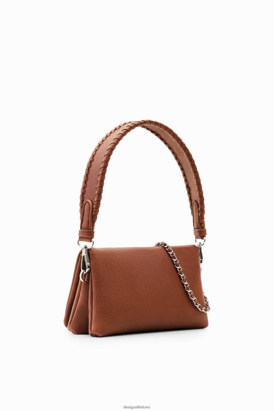 Desigual moterys mini krepšys su puse logotipu priedas S606BV540